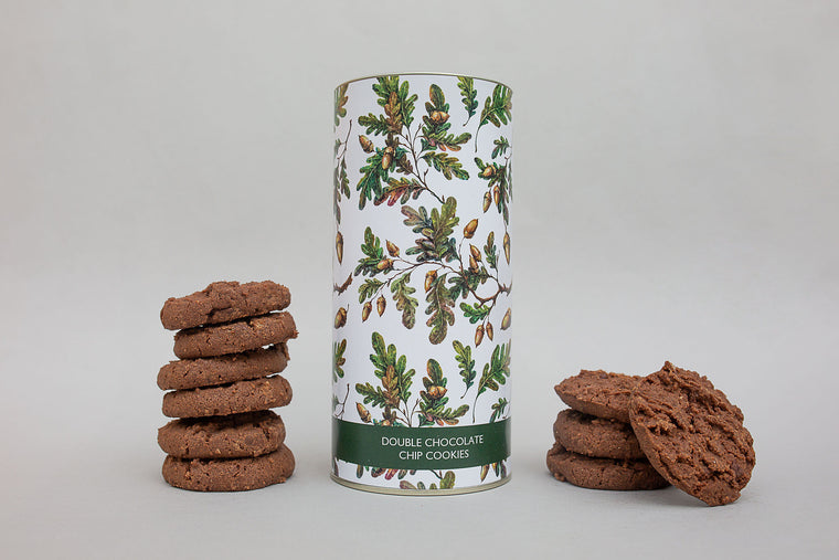 DOUBLE CHOCOLATE CHIP BISCUITS - OAK LEAVES & ACORNS