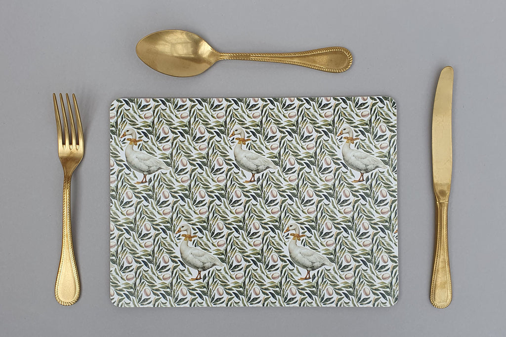 GEESE PLACEMAT SET OF FOUR