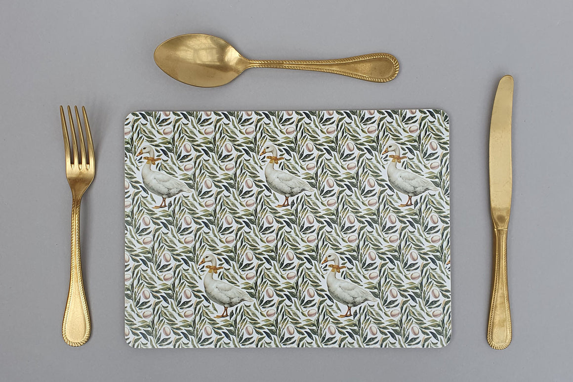 GEESE PLACEMAT SET OF FOUR