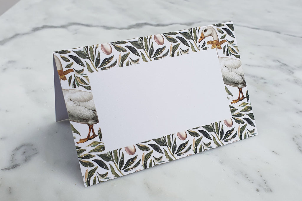 GEESE NAME PLACE CARDS
