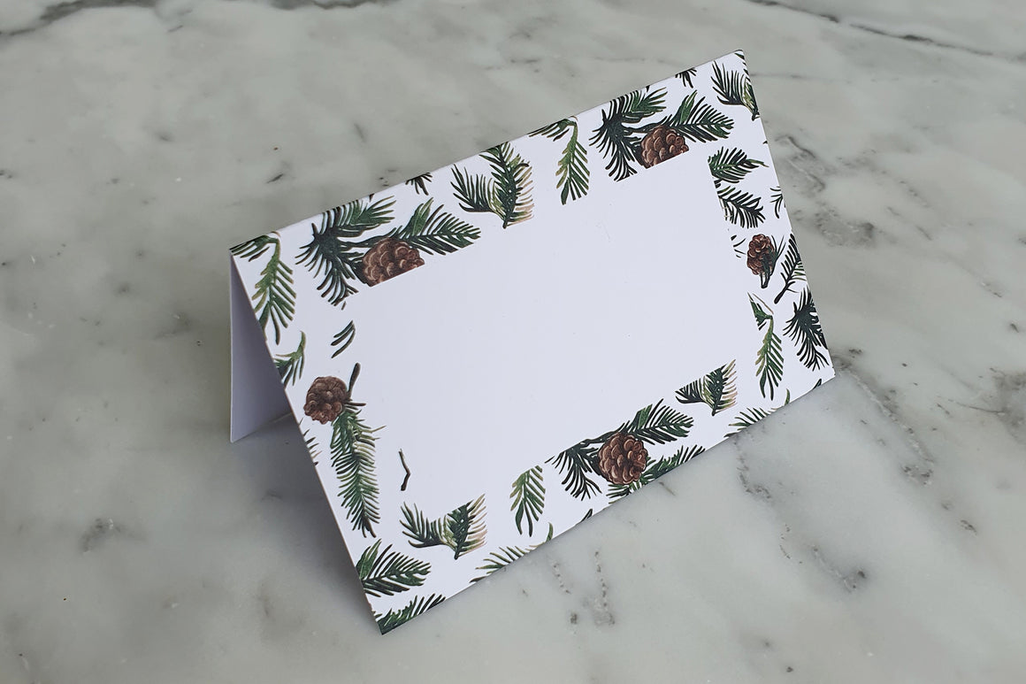 PINE CONE NAME PLACE CARDS