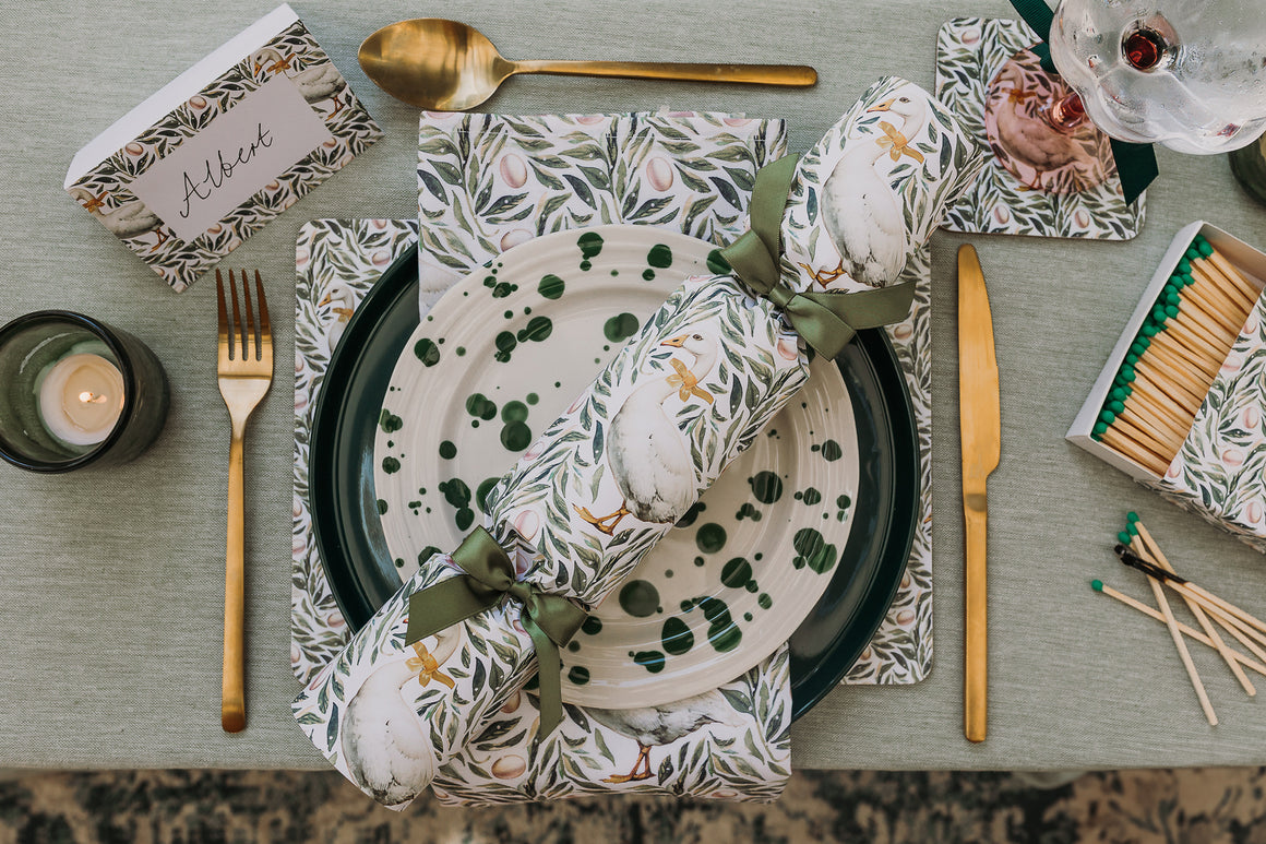 REGENCY GEESE LUXURY CHRISTMAS CRACKERS