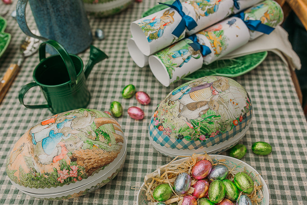 CARD EASTER EGG - BEATRIX POTTER, PETER RABBIT - EGG BASKET