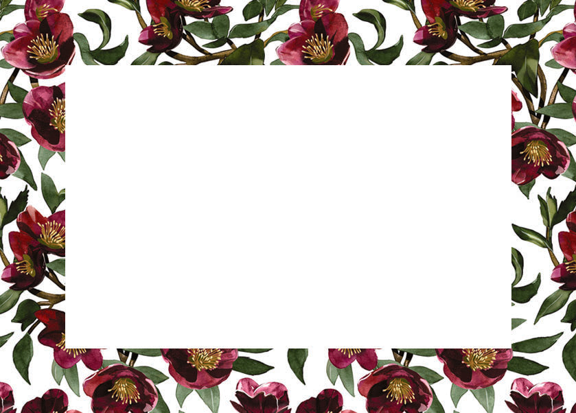 CHRISTMAS ROSE GIFT LABELS
