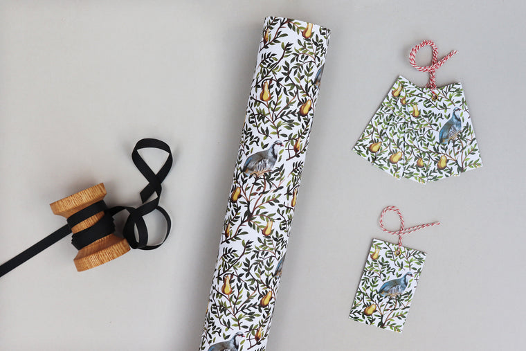 PARTRIDGE WRAPPING PAPER BUNDLE