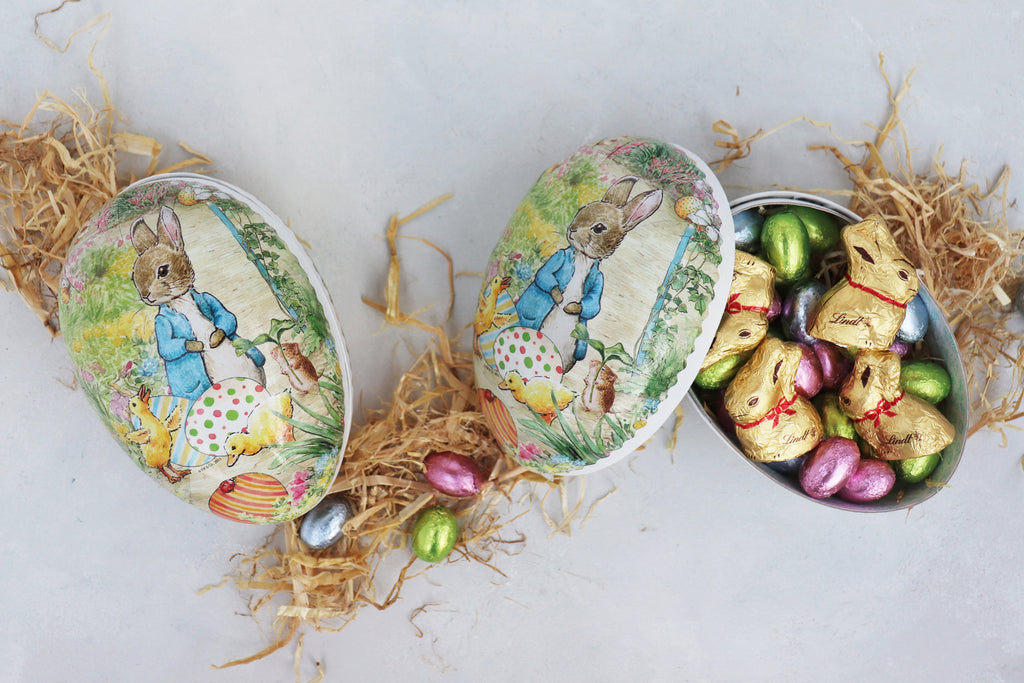 CARD EASTER EGG - BEATRIX POTTER, PETER RABBIT - WITH DUCKS