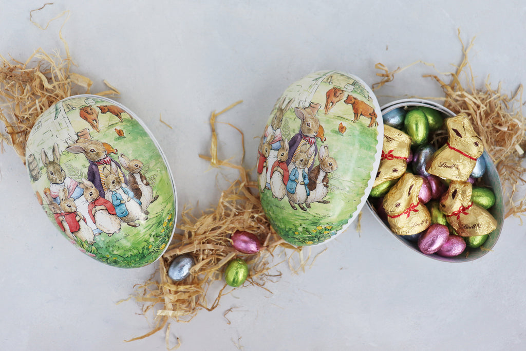 CARD EASTER EGG - BEATRIX POTTER, PETER RABBIT - ALL THE RABBITS