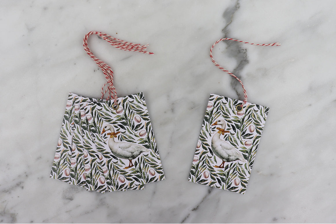 GEESE CHRISTMAS GIFT TAGS
