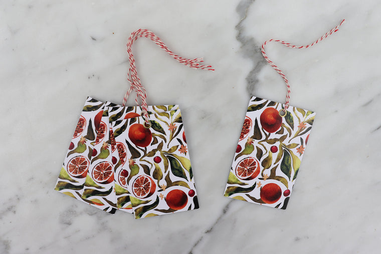 CLEMENTINE CHRISTMAS GIFT TAGS