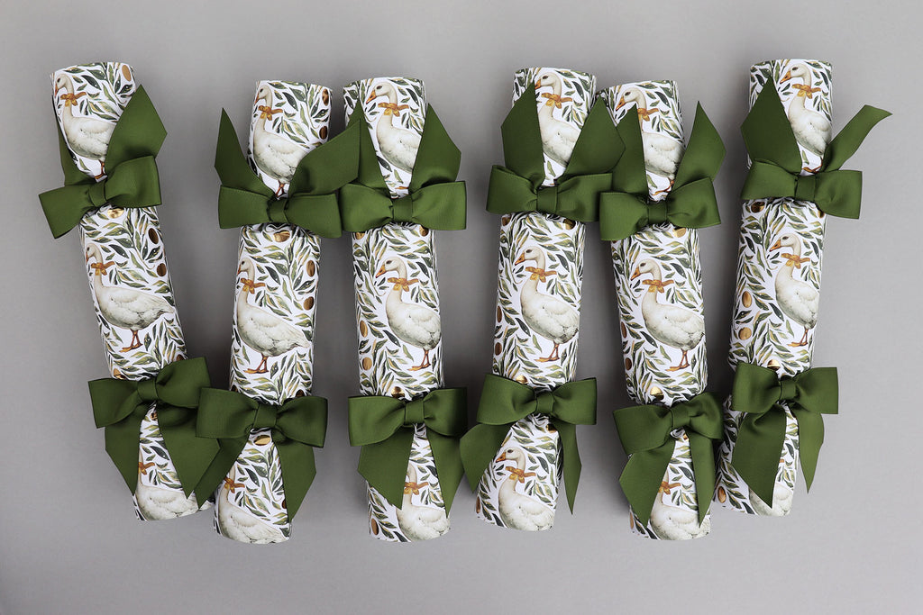 REGENCY GEESE LUXURY CHRISTMAS CRACKERS