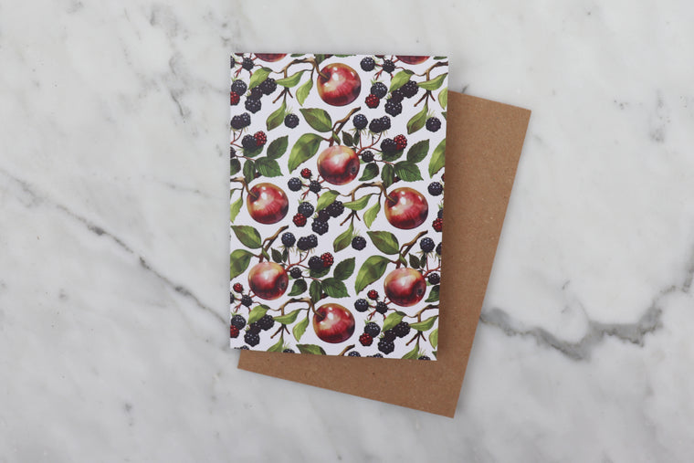 APPLE & BLACKBERRY GREETINGS CARD