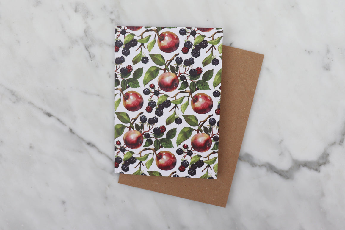 APPLE & BLACKBERRY GREETINGS CARD