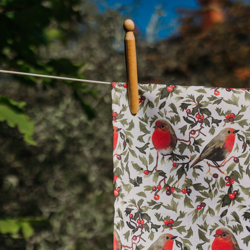 TEA TOWEL - ROBINS