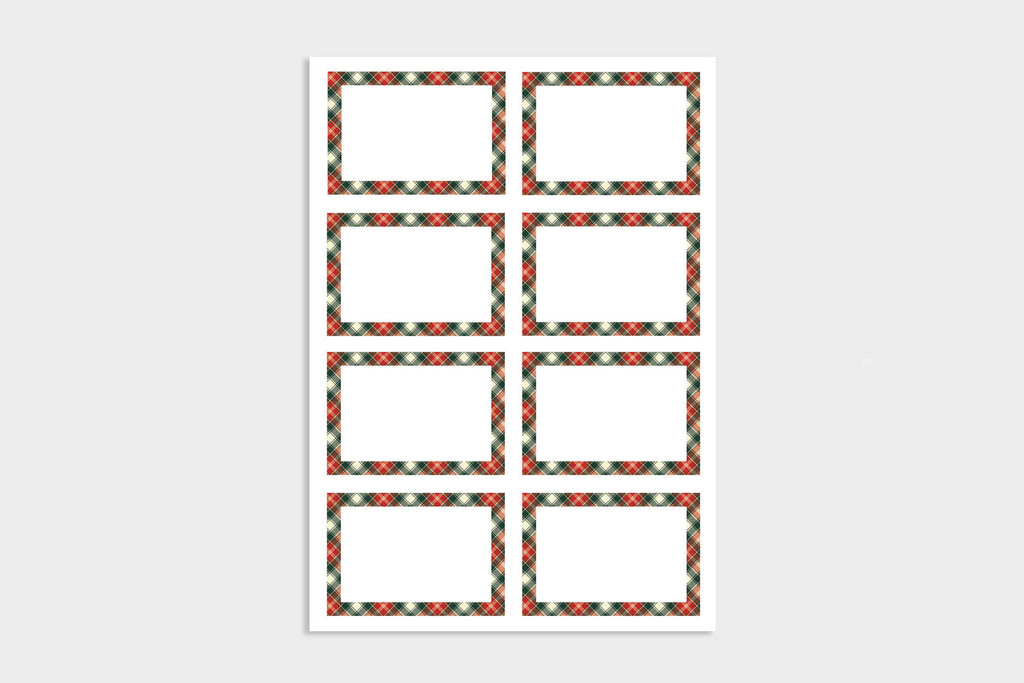 TARTAN GIFT LABELS