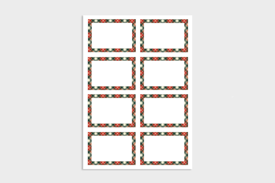 TARTAN GIFT LABELS