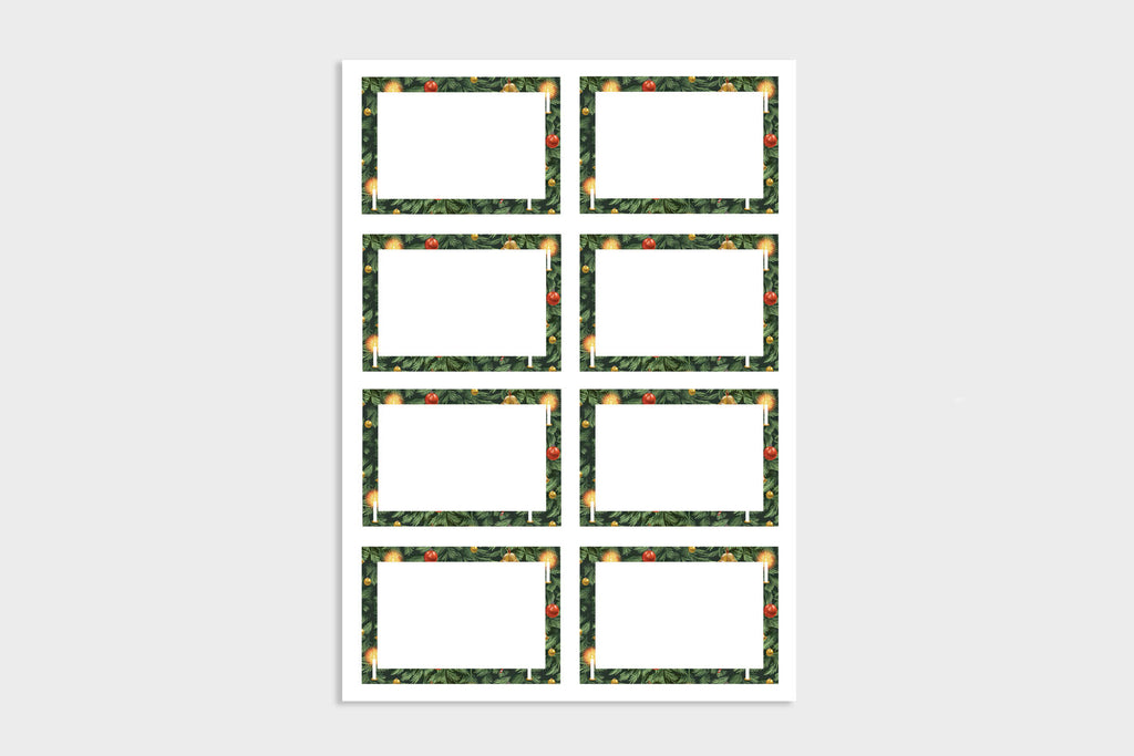 CHRISTMAS TREE GIFT LABELS