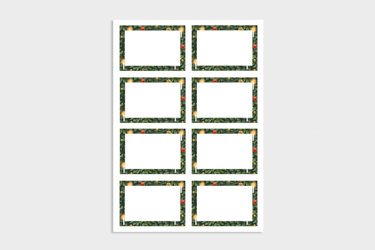 CHRISTMAS TREE GIFT LABELS