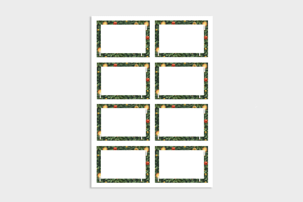 CHRISTMAS TREE GIFT LABELS