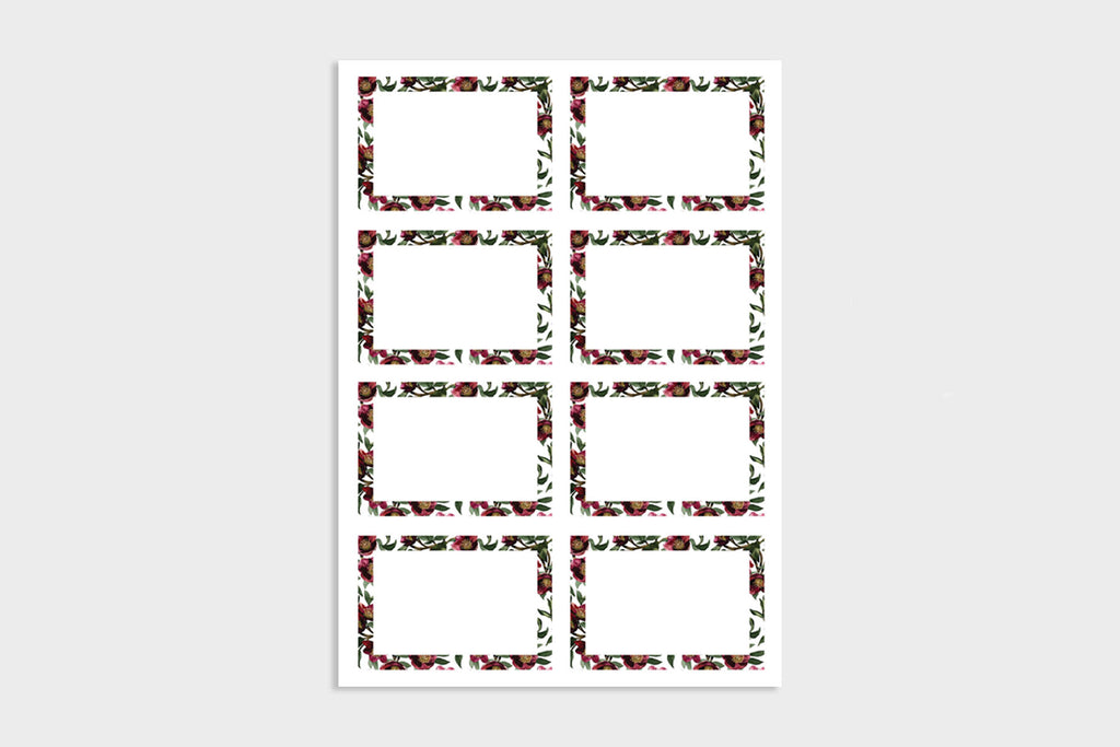 CHRISTMAS ROSE GIFT LABELS