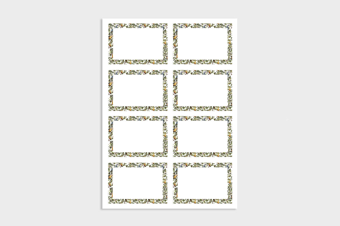 PARTRIDGE IN A PEAR TREE GIFT LABELS