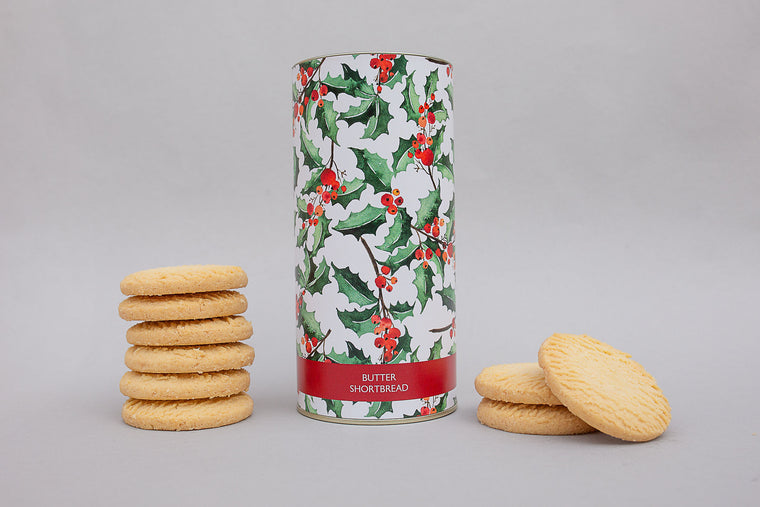 SHORTBREAD BISCUITS - GREEN HOLLY