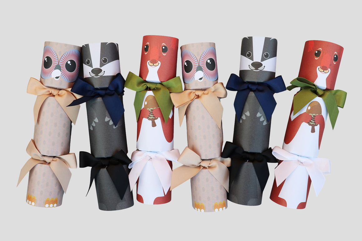 FOREST FRIENDS LUXURY CHRISTMAS CRACKERS (PRE-ORDER)