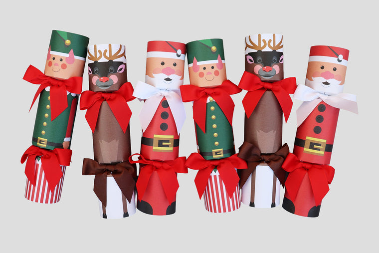 NORTH POLE FRIENDS LUXURY CHRISTMAS CRACKERS (PRE-ORDER)
