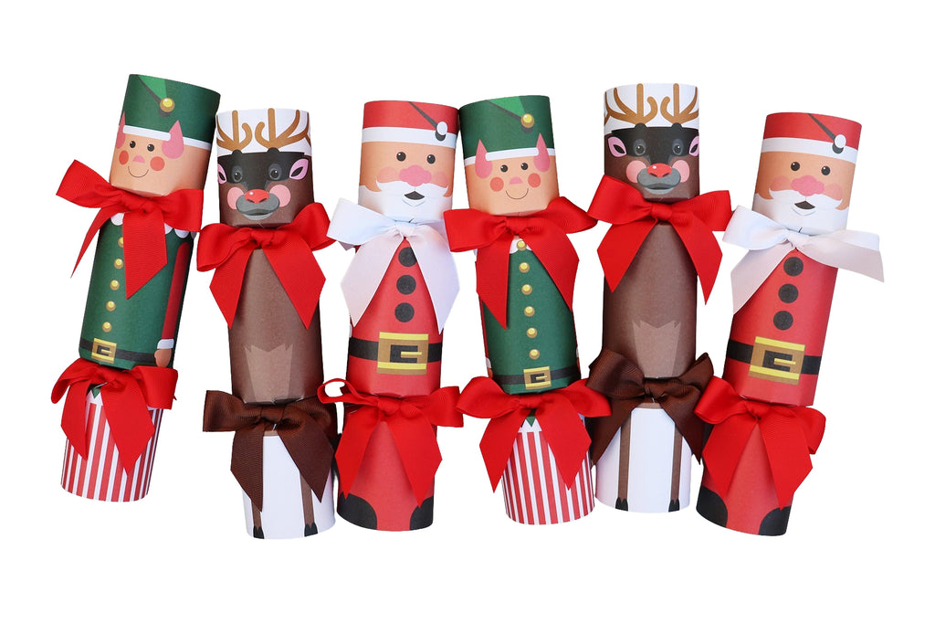NORTH POLE FRIENDS LUXURY CHRISTMAS CRACKERS
