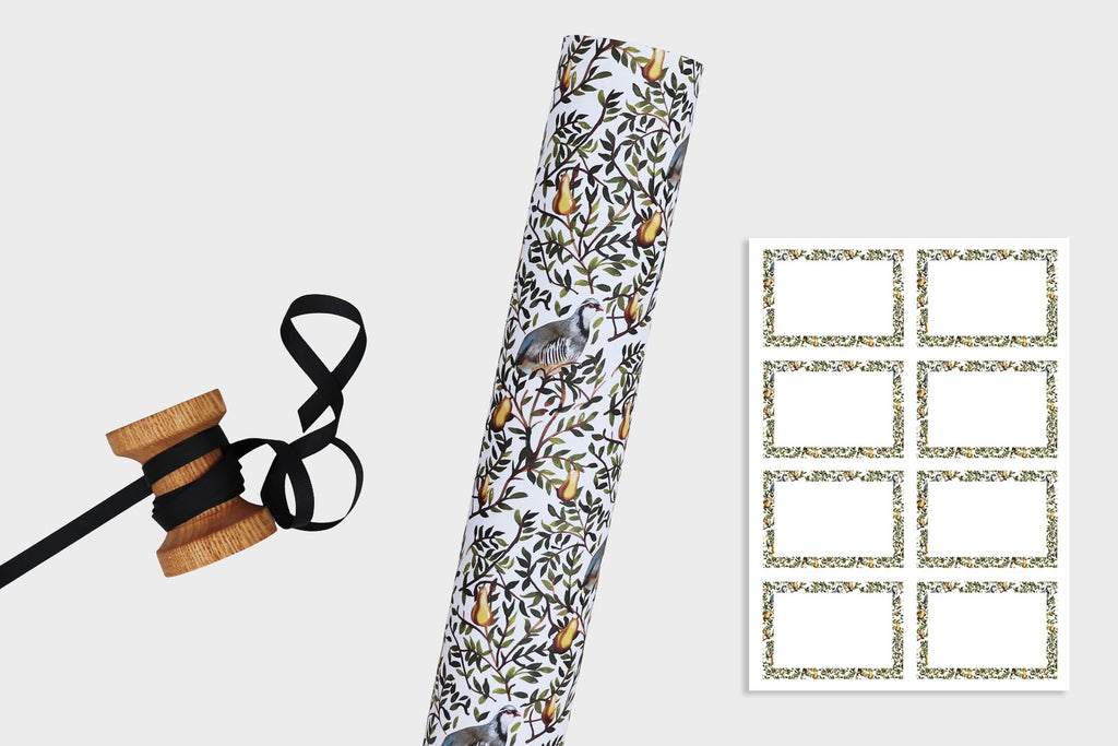 PARTRIDGE WRAPPING PAPER BUNDLE