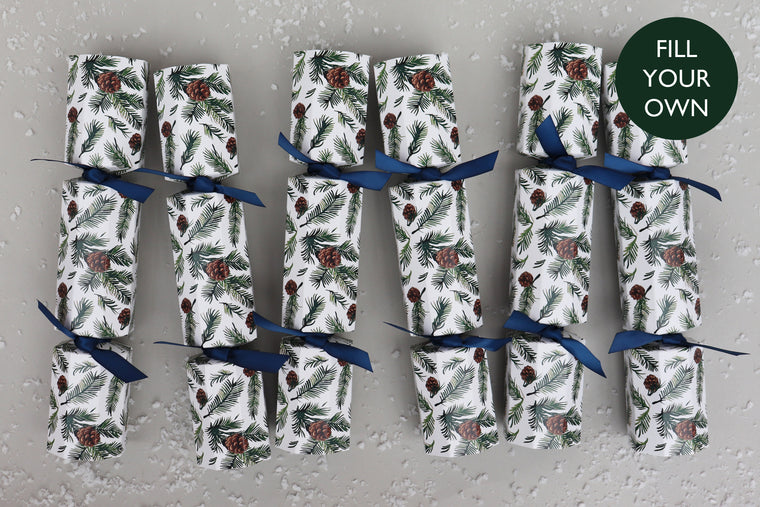 PINE CONE SPRUCE - FILL YOUR OWN LUXURY CHRISTMAS CRACKERS