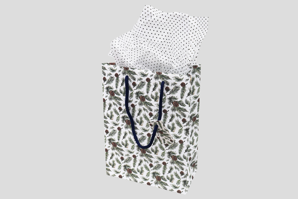 PINE CONE SPRUCE GIFT BAG