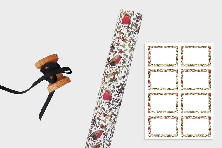 ROBIN WRAPPING PAPER BUNDLE