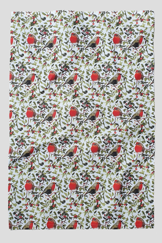 TEA TOWEL - ROBINS