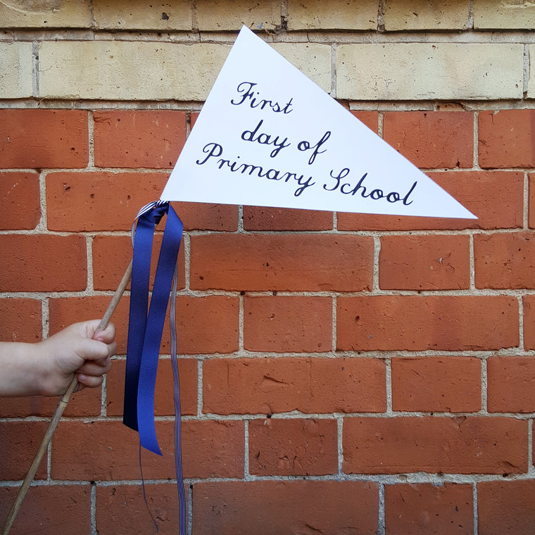FIRST DAY OF SECONDARY SCHOOL BANNER