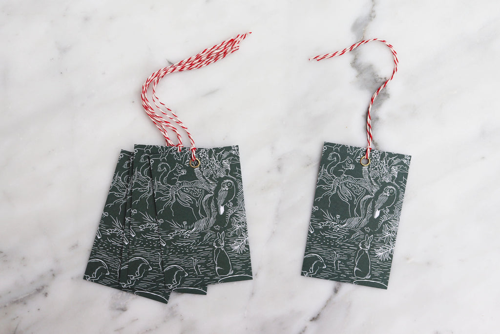 FABLE FOREST CHRISTMAS WRAPPING PAPER - VERY LOW STOCK