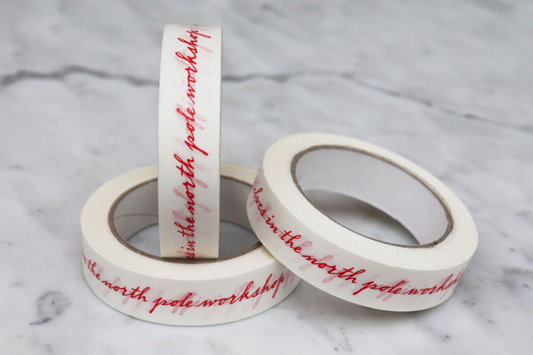 STICKY PAPER TAPE OFFICIAL FATHER CHRISTMAS - 50m