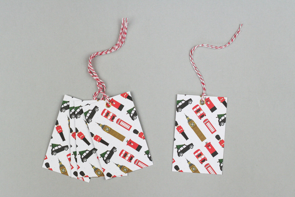 luxury london christmas gift tags / nancy and betty studio