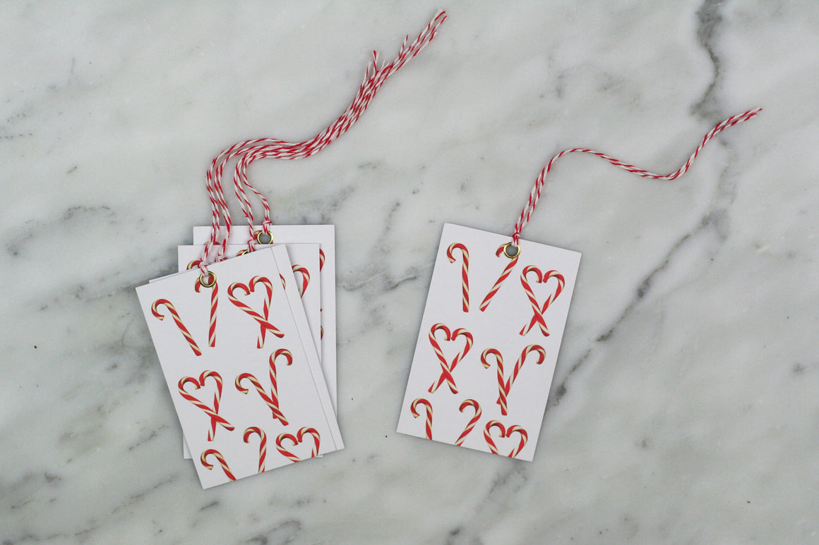 CANDY CANE CHRISTMAS GIFT TAGS