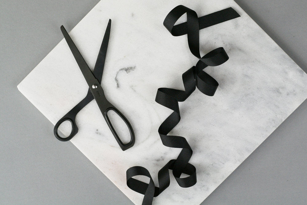 black grosgrain ribbon luxury christmas