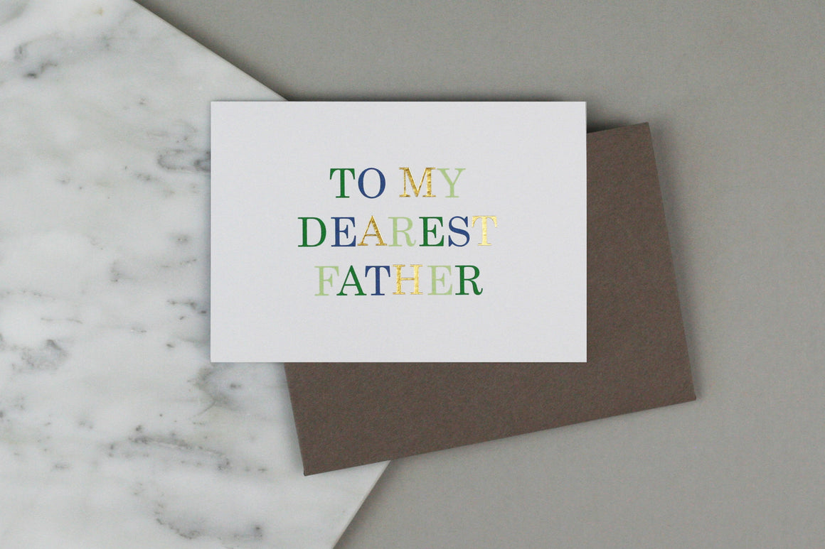 TO MY DEAREST FATHER CARD