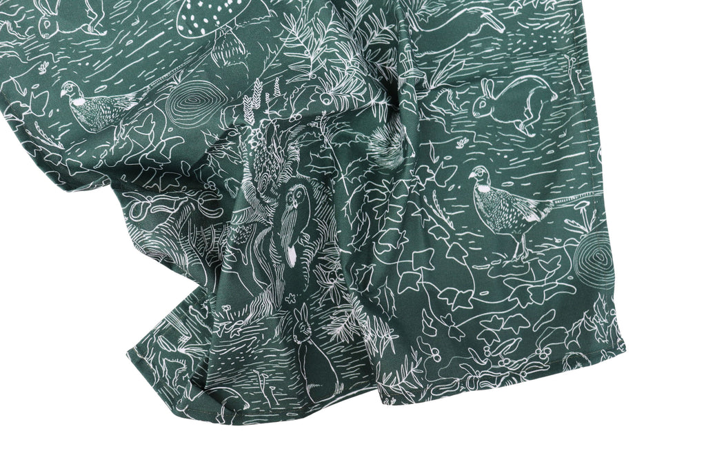 fable forest christmas luxury cotton napkin