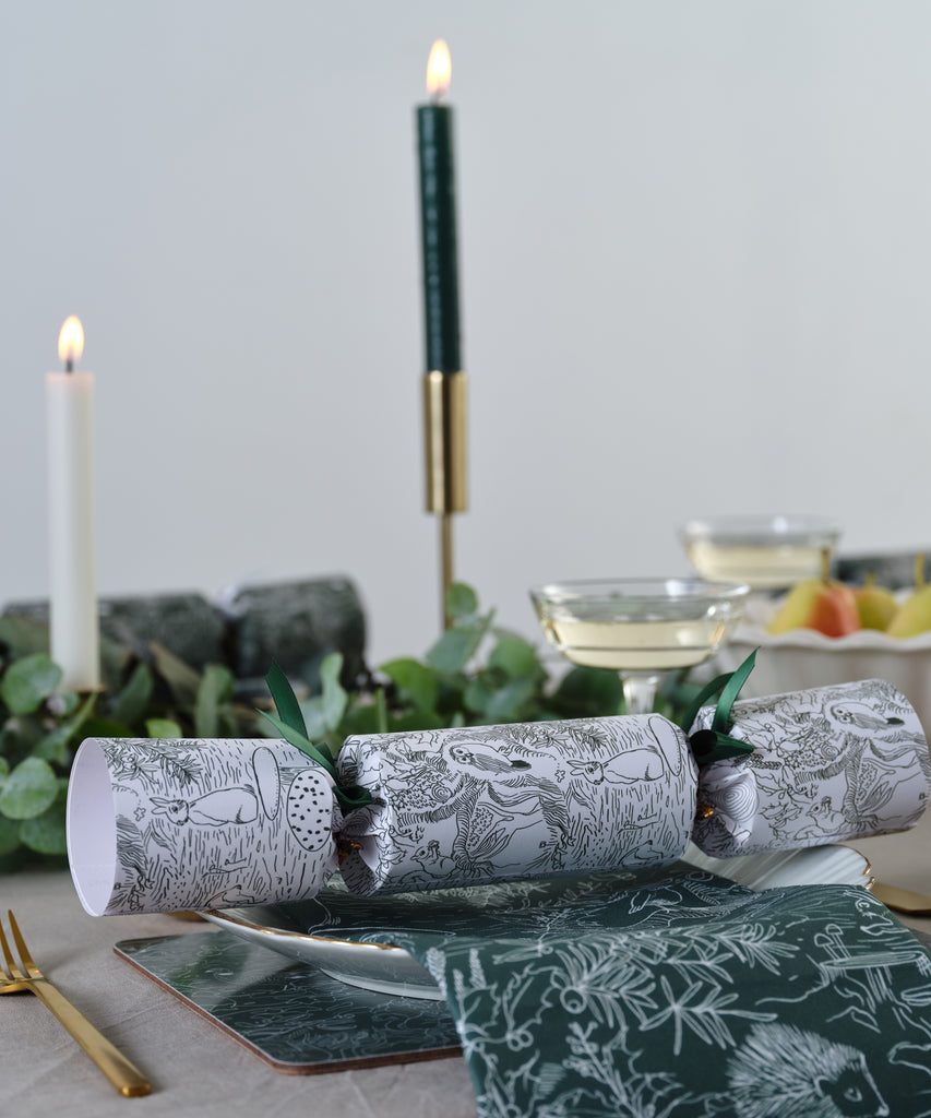 fable forest placemats and coasters