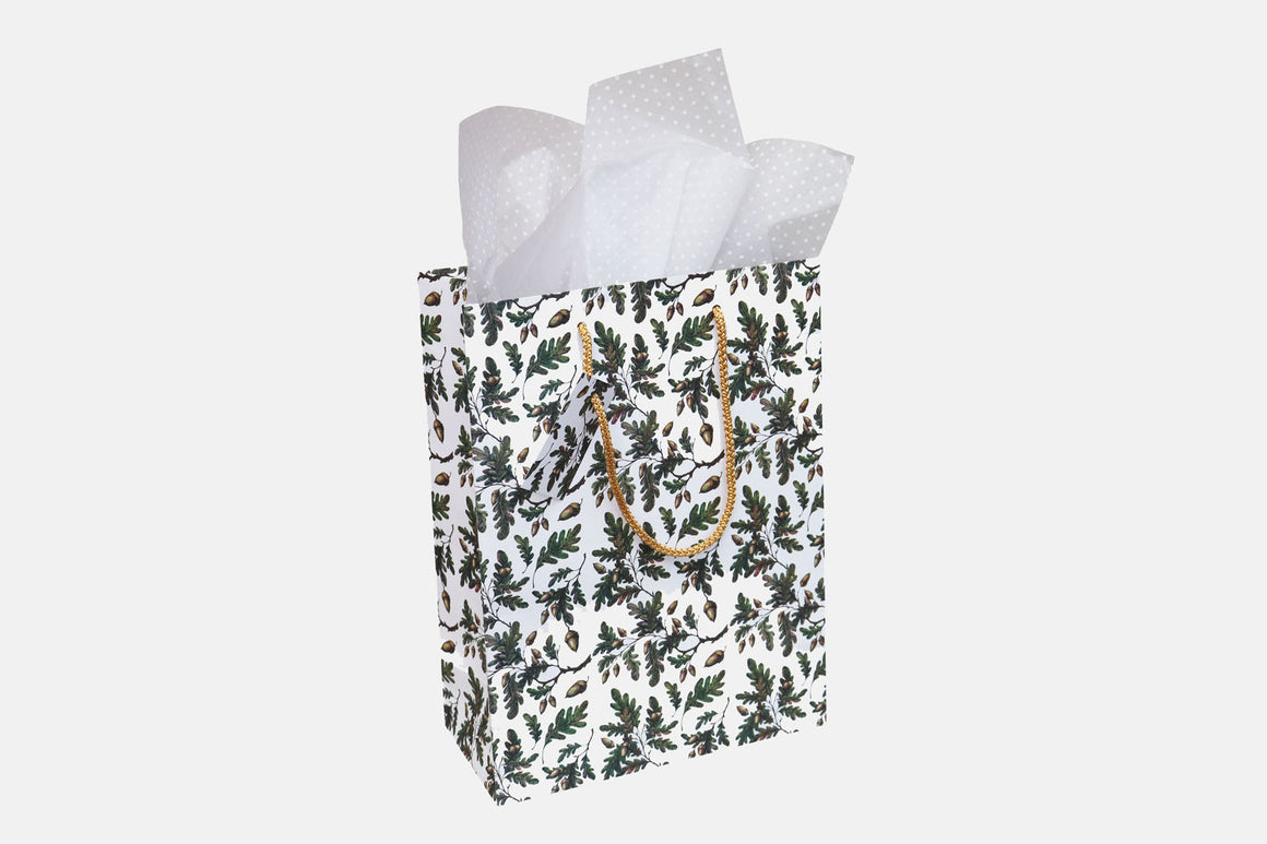 OAK LEAVES & ACORNS GIFT BAG