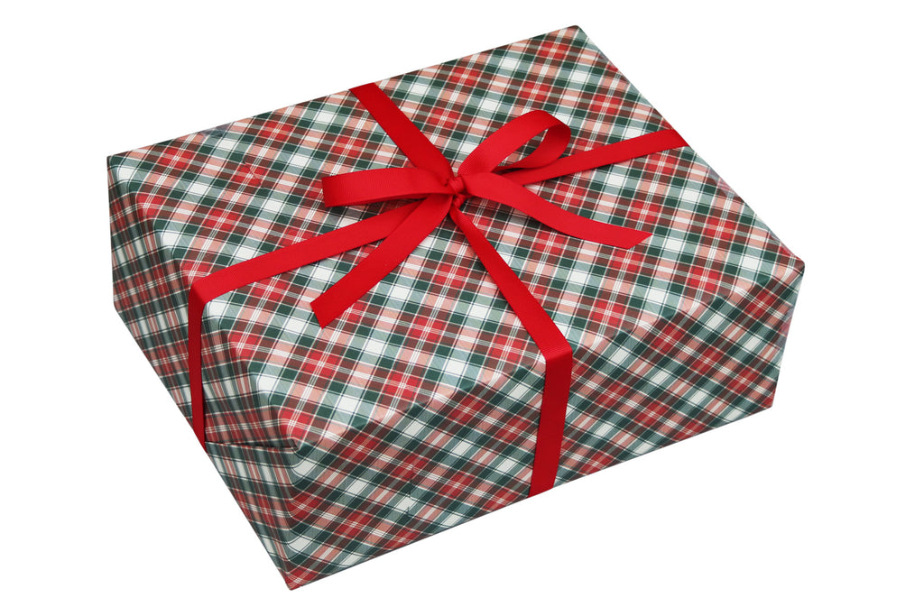 TRADITIONAL TARTAN CHRISTMAS WRAPPING PAPER