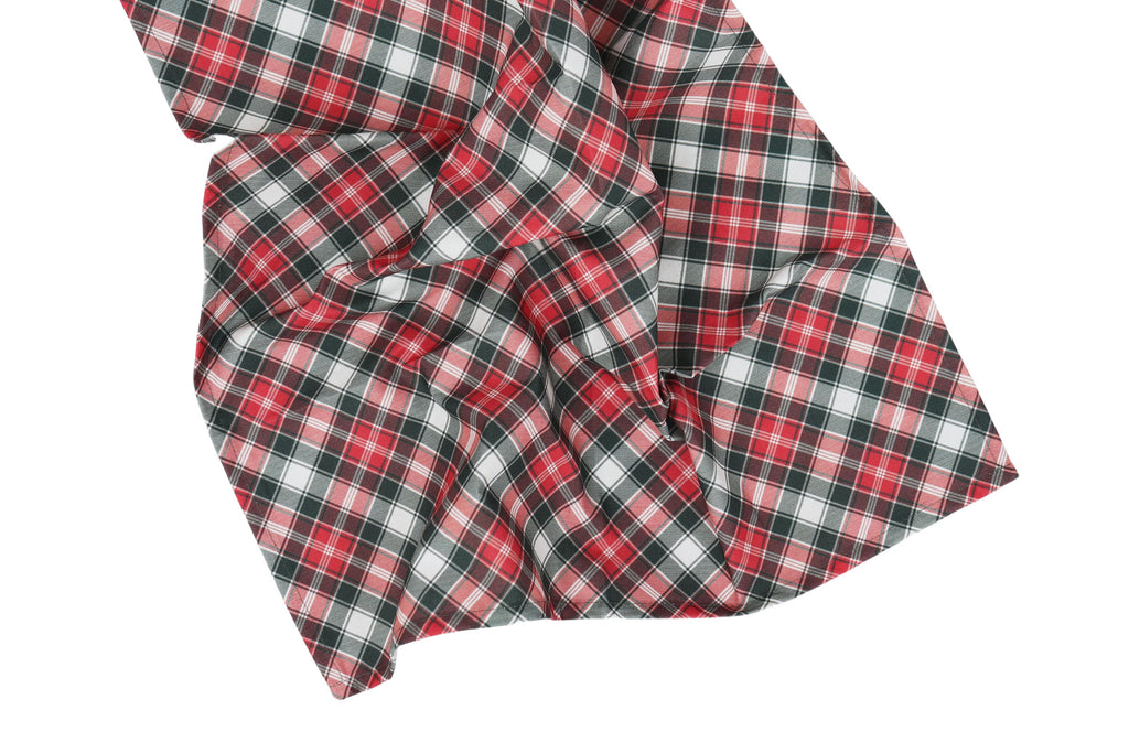 traditional tartan scotland cotton christmas napkins