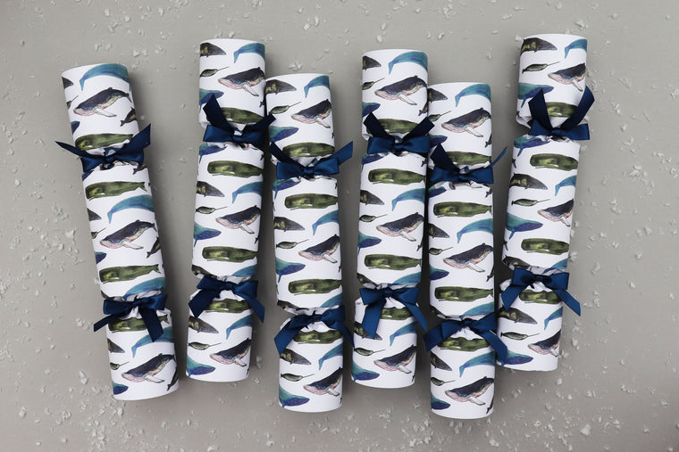 WINTER WHALES LUXURY CHRISTMAS CRACKERS