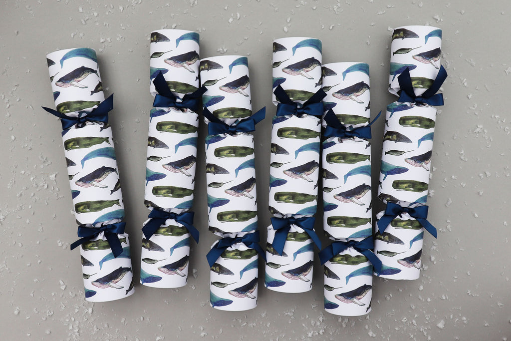 winter whales luxury christmas crackers