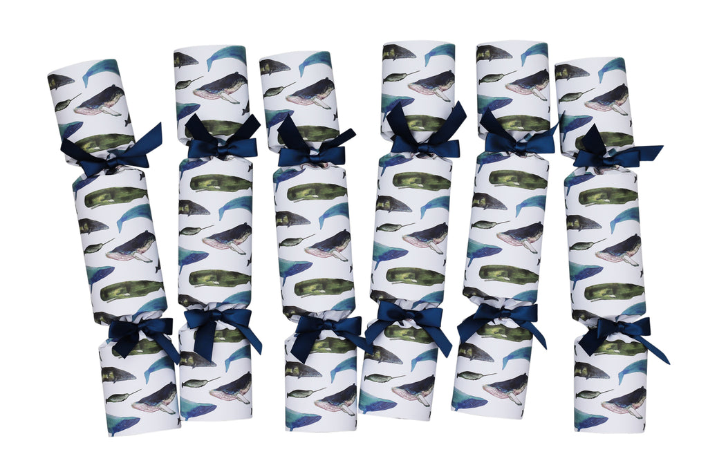 WINTER WHALES LUXURY CHRISTMAS CRACKERS